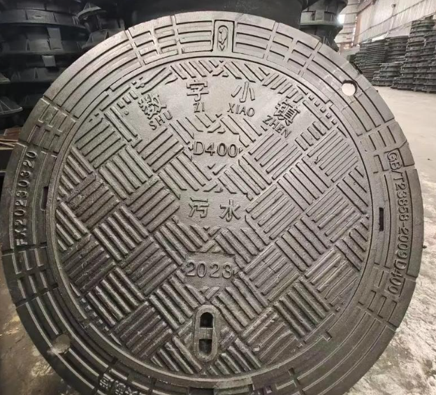 古交球墨铸铁防沉降井盖展示
